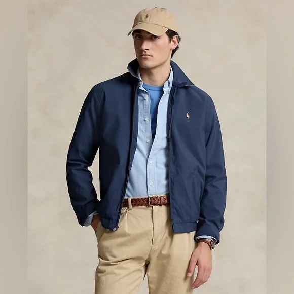 Polo Ralph Lauren Navy Blue Windbreaker Jacket size XXL - Picture 2 of 8